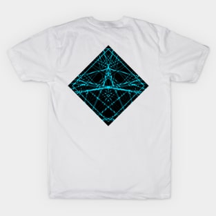 Rhombus with turquoise ornament. #illustration T-Shirt